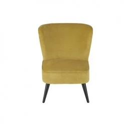 Maisons Du Monde Fauteuils Fauteuil Vintage En Velours Jaune -Chaise Soldes 2024 fauteuil vintage en velours jaune 1000 2 8 209272 2
