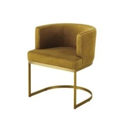 Maisons Du Monde Fauteuils Fauteuil En Velours Noir Et Métal Coloris Laiton -Chaise Soldes 2024 fauteuil vintage en velours jaune moutarde requiem 1000 14 13 187014 1
