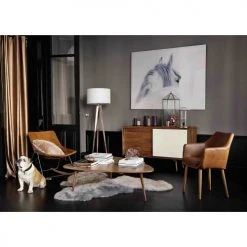 Maisons Du Monde Assises Fauteuil Vintage Marron -Chaise Soldes 2024 fauteuil vintage marron 1000 3 10 155400 6