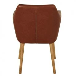 Maisons Du Monde Assises Fauteuil Vintage Marron -Chaise Soldes 2024 fauteuil vintage marron 1000 3 10 155400 8