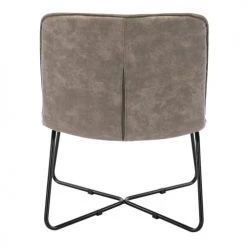 Moloo Fauteuils Fauteuil Vintage Marron Clair Pieds Métal Noir -Chaise Soldes 2024 fauteuil vintage marron clair pieds metal noir 2