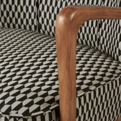 Maisons Du Monde Fauteuils Fauteuil Vintage Motifs Graphiques Noirs Et Blancs -Chaise Soldes 2024 fauteuil vintage motifs graphiques noirs et blancs 1000 2 14 198987 4