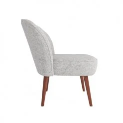 Potiron Paris Fauteuils Petit Fauteuil De Salon En Tissu Gris -Chaise Soldes 2024 petit fauteuil de salon en tissu gris 4