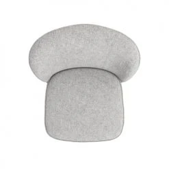 Potiron Paris Fauteuils Petit Fauteuil De Salon En Tissu Gris -Chaise Soldes 2024 petit fauteuil de salon en tissu gris 6