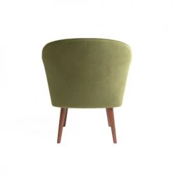 Potiron Paris Fauteuils Petit Fauteuil De Salon En Velours Vert Kaki -Chaise Soldes 2024 petit fauteuil de salon en velours vert kaki 6