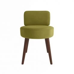 Potiron Paris Fauteuils Petit Fauteuil En Velours Vert Kaki -Chaise Soldes 2024 petit fauteuil en velours vert kaki 2