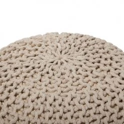 Beliani Poufs Pouf Beige 40 X 25 Cm 2 Beliani Poufs Pouf Beige 40 X 25 Cm -Chaise Soldes 2024 pouf beige 40 x 25 cm 2