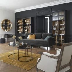 Maisons Du Monde Poufs Pouf Capitonné En Velours Noir -Chaise Soldes 2024 pouf capitonne en velours noir 1000 10 4 176878 6