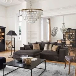 Maisons Du Monde Poufs Pouf Capitonné En Velours Noir -Chaise Soldes 2024 pouf capitonne en velours noir 1000 10 4 176878 7