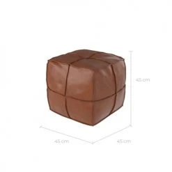 Rendez Vous Déco Poufs Pouf Carré En Cuir Camel 3 Rendez Vous Déco Poufs Pouf Carré En Cuir Camel -Chaise Soldes 2024 pouf carre en cuir camel 3