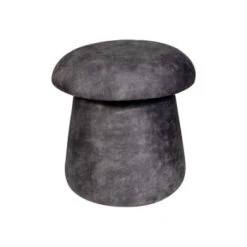 Pirouette Paris Poufs Pouf Champignon En Velours Safran -Chaise Soldes 2024 pouf champignon en velours gris