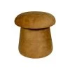 Pirouette Paris Poufs Pouf Champignon En Velours Safran