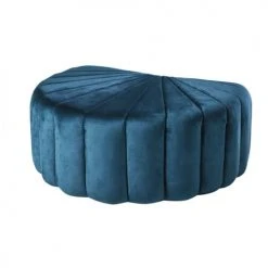 Maisons Du Monde Poufs Pouf Coquillage En Velours Bleu Et Pin -Chaise Soldes 2024 pouf coquillage en velours bleu et pin 1000 9 27 190800 2