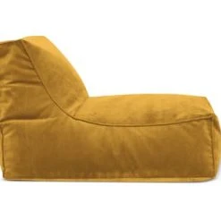 Sitting Point Poufs Pouf D'intérieur Avec Dossier Aspect Velours Moutarde 65x100x65cm -Chaise Soldes 2024 pouf d interieur avec dossier aspect velours moutarde 65x100x65cm 2