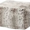 Sitting Point Poufs Pouf D'intérieur Imitation Fourrure Lynx
