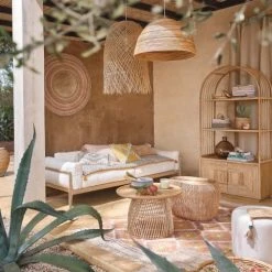 Maisons Du Monde Poufs Pouf écru Base En Rotin -Chaise Soldes 2024 pouf ecru base en rotin 1000 12 7 222678 3