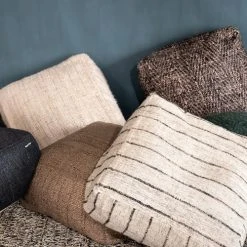 Bazar Bizar Poufs Pouf En Coton Beige -Chaise Soldes 2024 pouf en coton beige 2