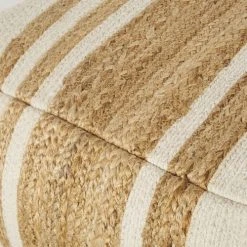 Maisons Du Monde Poufs Pouf En Coton Et Chanvre Beige Et écru -Chaise Soldes 2024 pouf en coton et chanvre beige et ecru 1000 15 35 225248 3