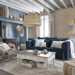 Maisons Du Monde Poufs Pouf En Coton Et Chanvre Beige Et écru -Chaise Soldes 2024 pouf en coton et chanvre beige et ecru 1000 15 35 225248 5