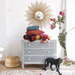 Maisons Du Monde Poufs Pouf En Jute Imprimé Doré -Chaise Soldes 2024 pouf en jute imprime dore 1000 5 32 177808 13