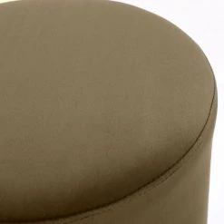 Nordlys Poufs Pouf En Métal Dore Et Velours Marron -Chaise Soldes 2024 pouf en metal dore et velours marron 2