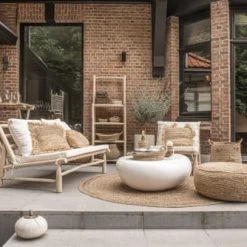 Bazar Bizar Poufs Pouf En Raphia Naturel -Chaise Soldes 2024 pouf en raphia naturel 3