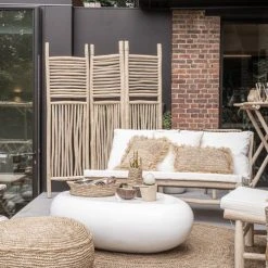 Bazar Bizar Poufs Pouf En Raphia Naturel -Chaise Soldes 2024 pouf en raphia naturel 4