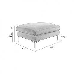 Zuiver Poufs Pouf En Tissu Beige 5 Zuiver Poufs Pouf En Tissu Beige -Chaise Soldes 2024 pouf en tissu beige 5