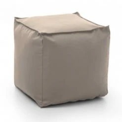 Talamo Italia Poufs Pouf En Tissu Beige -Chaise Soldes 2024 pouf en tissu beige 8