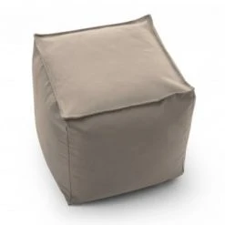 Talamo Italia Poufs Pouf En Tissu Beige -Chaise Soldes 2024 pouf en tissu beige 9