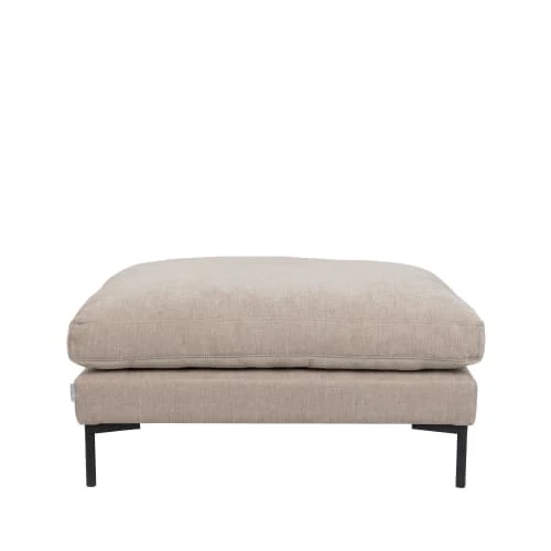 Pouf en tissu beige Zuiver Poufs Pouf En Tissu Beige -Chaise Soldes 2024 pouf en tissu beige