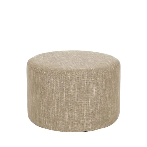 Pomax Poufs Pouf En Tissu D55cm Beige -Chaise Soldes 2024 pouf en tissu d55cm beige