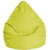 Sitting Point Poufs Pouf En Tissu En Forme De Poire Vert Anis