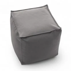 Talamo Italia Poufs Pouf En Tissu Gris -Chaise Soldes 2024 pouf en tissu gris 3