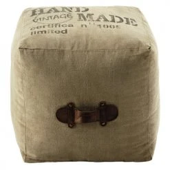 Maisons Du Monde Poufs Pouf En Tissu Recyclé