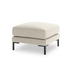 Micadoni Home Poufs Pouf En Tissu Structuré Beige Clair -Chaise Soldes 2024 pouf en tissu structure beige clair 3
