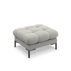 Micadoni Home Poufs Pouf En Tissu Structuré Gris Foncé -Chaise Soldes 2024 pouf en tissu structure gris clair 1