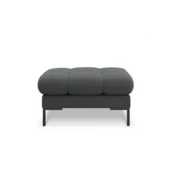 Micadoni Home Poufs Pouf En Tissu Structuré Gris Foncé -Chaise Soldes 2024 pouf en tissu structure gris fonce 1