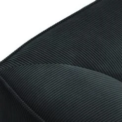 Micadoni Home Poufs Pouf En Velours Côtelé Bleu -Chaise Soldes 2024 pouf en velours cotele bleu 1