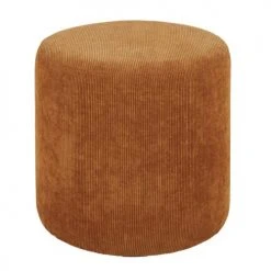 Maisons Du Monde Poufs Pouf En Velours Côtelé Marron