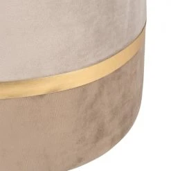 Maisons Du Monde Poufs Pouf En Velours Gris Clair Et Métal Doré -Chaise Soldes 2024 pouf en velours gris clair et metal dore 1000 16 14 212312 3