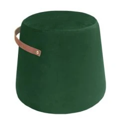 Nordlys Poufs Pouf En Velours Vert Avec Corde -Chaise Soldes 2024 pouf en velours vert avec corde 2