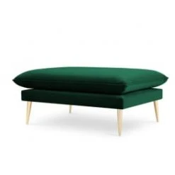 Micadoni Home Poufs Pouf En Velours Rouge -Chaise Soldes 2024 pouf en velours vert bouteille 6
