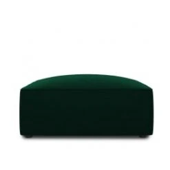 Micadoni Home Poufs Pouf En Velours Gris Foncé -Chaise Soldes 2024 pouf en velours vert bouteille 7