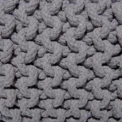 Beliani Poufs Pouf Gris Foncé 40 X 25 Cm -Chaise Soldes 2024 pouf gris fonce 40 x 25 cm 4