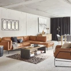 Maisons Du Monde Poufs Pouf Imitation Cuir Marron -Chaise Soldes 2024 pouf imitation cuir marron 1000 9 0 222794 4