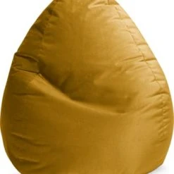 Sitting Point Poufs Pouf Poire XXL D'intérieur Aspect Velours Pétrole 80x130cm -Chaise Soldes 2024 pouf poire xxl d interieur aspect velours moutarde 80x130cm