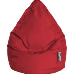 Sitting Point Poufs Pouf Poire XXL D'intérieur Bleu Foncé 80x130cm -Chaise Soldes 2024 pouf poire xxl d interieur rouge vif 80x130cm