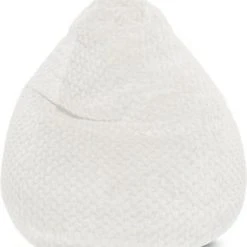 Sitting Point Poufs Pouf Poire XXL Fausse Fourrure Douce à Relief Ivoire 80x130cm -Chaise Soldes 2024 pouf poire xxl fausse fourrure douce a relief ivoire 80x130cm 2