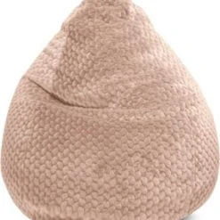 Sitting Point Poufs Pouf Poire XXL Fausse Fourrure Douce à Relief Vert Sauge 80x130cm -Chaise Soldes 2024 pouf poire xxl fausse fourrure douce a relief rose nude 80x130cm 1